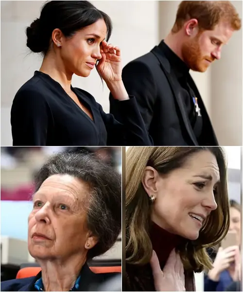 5 hours ago! “Bow your head, Meghan…” Princess Anne’s frail command froze the room into silence. Meghan’s face remained as practiced and performative as ever, while Harry could no longer hold back his tears.