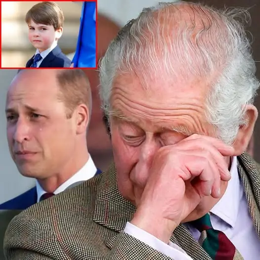 5 MINUTES AGO! King Charles hastily wiped away his tears, struggling to hold himself together as he delivered IMPORTANT NEWS to the nation: ‘My grandson, Louis…’”
