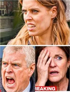 MIDNIGHT SHOCK! Princess Beatrice rushes into the Palace, pale and breathless, delivering an emergency update about her father, Prince Andrew. The nation reels as she chokes out: “Sadly… my father—”