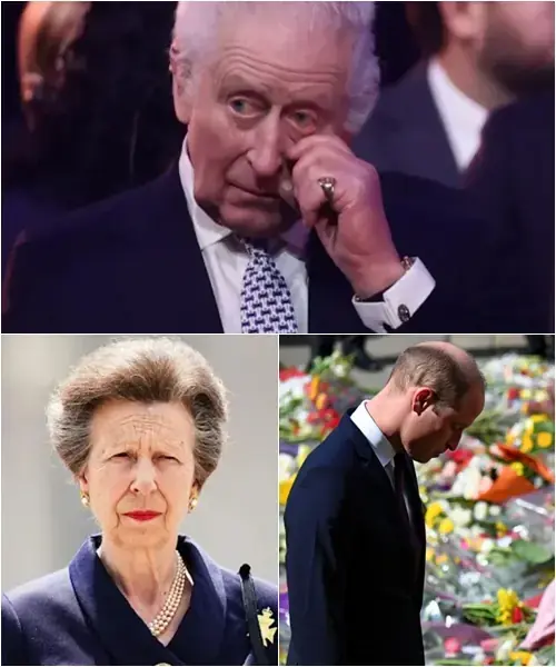 15 MINUTES AGO! King Charles Wipes Away Tears in Silence, William Bows Low to Hide His Weeping, the Entire Palace Drowned in Endless Grief: ‘Oh God, she has…’”