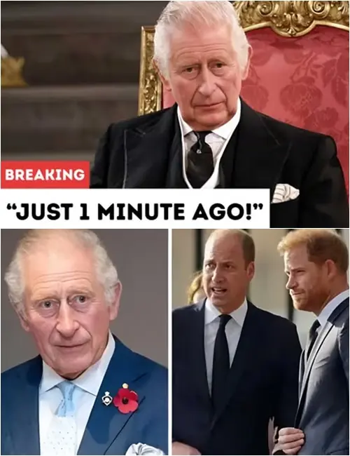1 MINUTE AGO: King Charles III delivers an URGENT message to the entire UK amid deep grief. His voice trembles as he begins a sentence that leaves millions shaken: “My son has…”