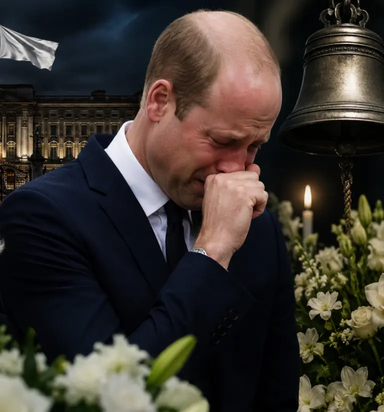 TRAGEDY — 5HOUR AGO! Palace Bells Toll as White Flags Rise in the Dead of Night. William Collapses in Tears Confirming Devastating News: ‘We Say Goodbye Forever…’